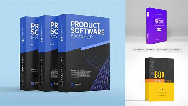 3711+ Product Box Mockup Software Creative PSD Templates