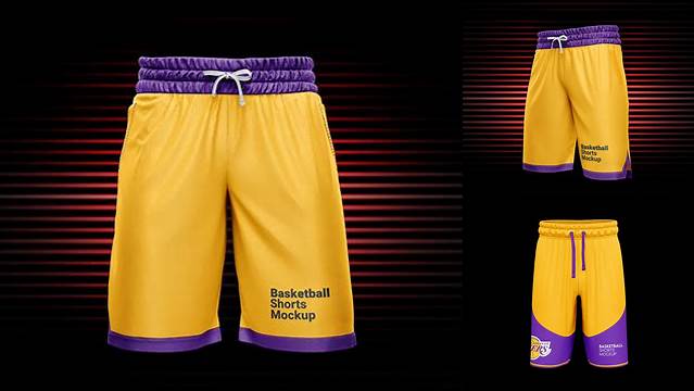 3712+ Basketball Shorts Mockup Free PSD Download