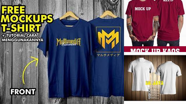 3715+ Download Mockup Kaos Depan Belakang Easy Editable