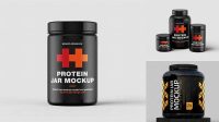 3715+ Textured Protein Jar PSD Mockup Free Download Design Mockup