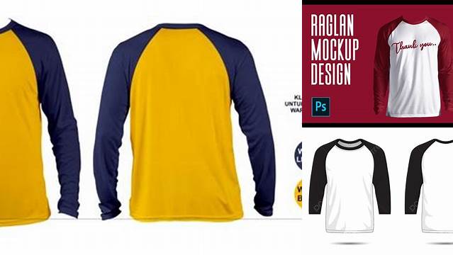 3716+ Mockup Kaos Raglan Cdr Download Free