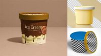 3721+ Ice Cream Tub Template Include TIFF