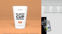 3724+ Plastic Cup Mockup Free Download Fully Editable PSD Template