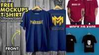 3726+ Download Mockup Kaos Depan Belakang Easy Editable