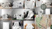 373+ Blanket Mockup Psd Free Download Smart Object PSD