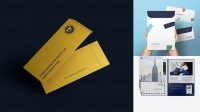 373+ Matte Folder with Papers and Envelope PSD Mockup For Free Download