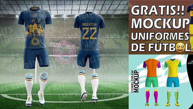 3733+ Mockup Uniforme De Futbol Free Easy Editable