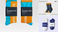 3735+ Sock Packaging Mockup For Free Download