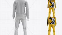 3737+ Men's Tracksuit Mock-up / Back View Unique High-Resolution PSD