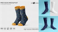 3737+ Socks Mockup PSD Download