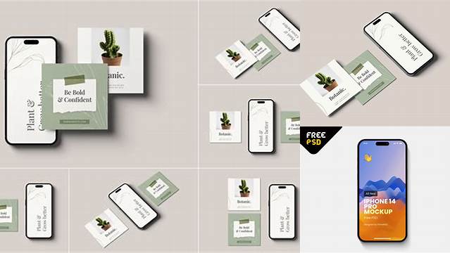 3739+ Iphone Social Media Mockup Exclusive Free PSD Mockups