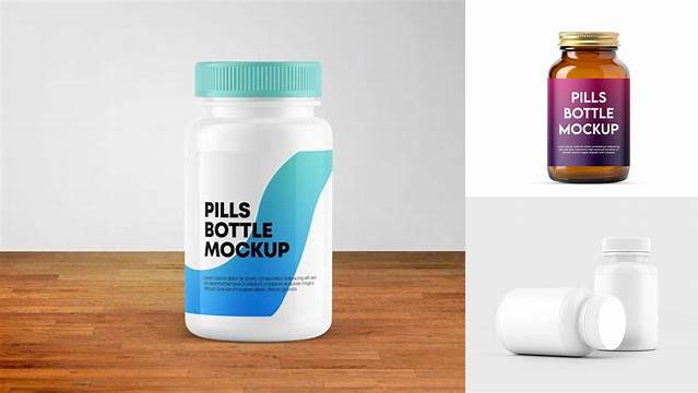 3744+ Pill Bottle Mockup Generator High Resolution