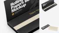 3744+ Rolling Paper Box Mockup Digital Download