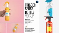 375+ Trigger Spray Bottle Mockup Smart Editable Design Mockup