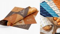 3750+ Food Wrapping Paper Mockup Professional Design PSD