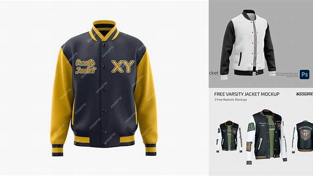 3753+ Varsity Jacket Mockup Psd Editable Photoshop File