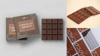 3757+ Mockup Chocolate High-Quality PSD