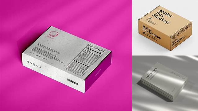 3762+ A4 Box Mockup Easy Editable