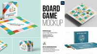 3776+ Free Board Game Mockup Smart PNG Image