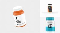 3777+ Pills Bottle PSD Mockup Free Editable Photoshop Template