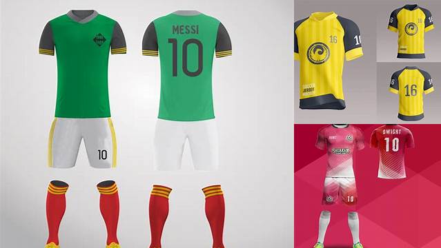 378+ Download Mockup Jersey Bola Cdr Free PSD