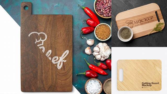 3781+ Cutting Board Mockup Free Creative Digital PSD Download