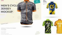 3784+ Bike Jersey Mockup Free Download Free PSD