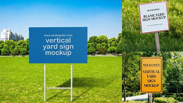 3792+ Yard Sign Mockup Psd Free PSD