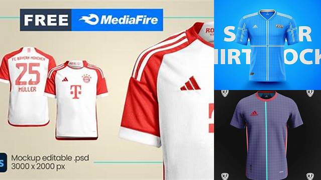 3795+ Mockup Jersey Adidas High-Resolution Editable PSD