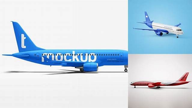 3797+ Mockup Airplane Download PSD Now