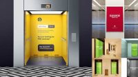 3801+ Elevator Mockup Free Smart Object PSD