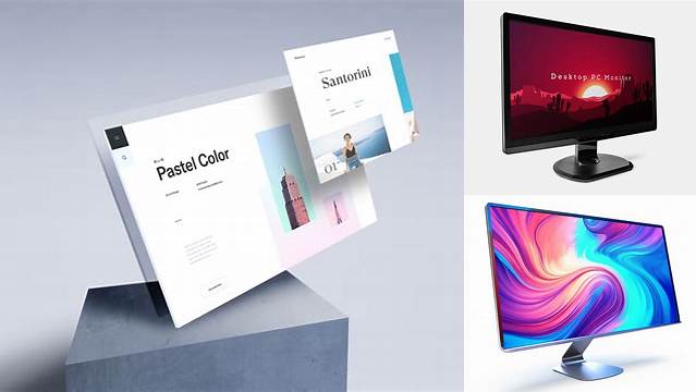 3801+ Mockup Monitor Psd Best for Showcase