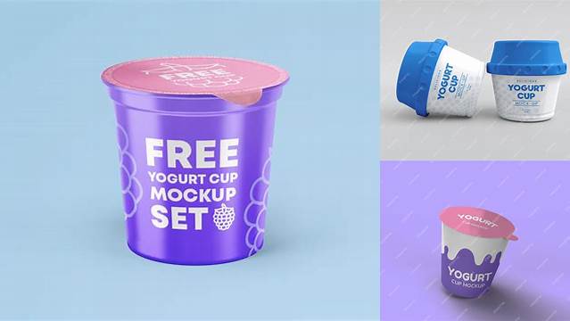 3801+ Yoghurt Cup PSD Mockup Free PSD for Creatives