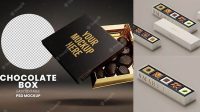 3804+ Chocolate Box Mockups Smart Layer PSD