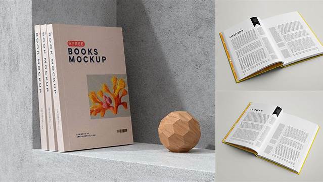 3805+ Book Mockup Free Psd Editable PSD File