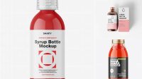 3806+ Syrup Bottle Mockup Include TIFF