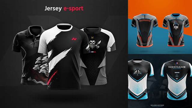 381+ Mockup Jersey Esport PSD Free Download