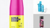 381+ Plastic Glossy Roll-On Deodorant PSD Mockup Advanced Editable Template Free