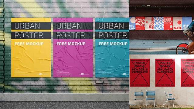 3811+ Free Urban Poster Mockup Exclusive Free PSD Mockups