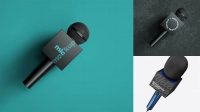 3814+ Glossy Microphone PSD Mockup Exclusive Free Creative Mockup File