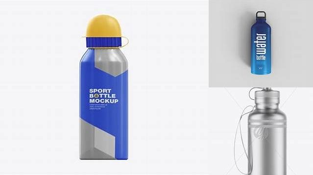 3814+ Metallic Sport Bottle with Lace PSD Mockup Download Now High-Quality PSD Template