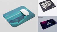 3816+ Mouse Pad PSD Mockup Half Side View High-Angle Shot For Free Download