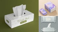 3817+ Tissue Paper Packaging Mockup Premium Quality Freebie