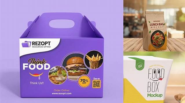 3818+ Lunch Box PSD Mockup Front View Smart Object Free Photoshop File