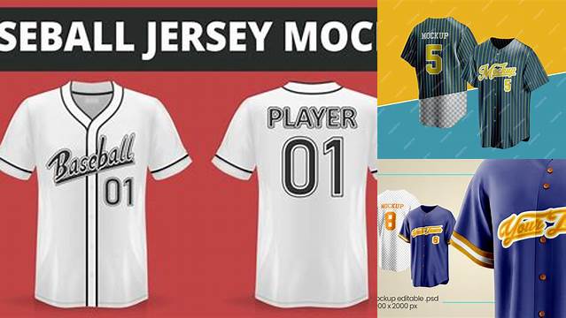 3819+ Baseball Jersey Mockup Free Download Editable Design File