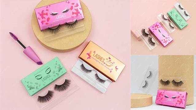 3821+ Eyelash Packaging Mockup Free Creative Design