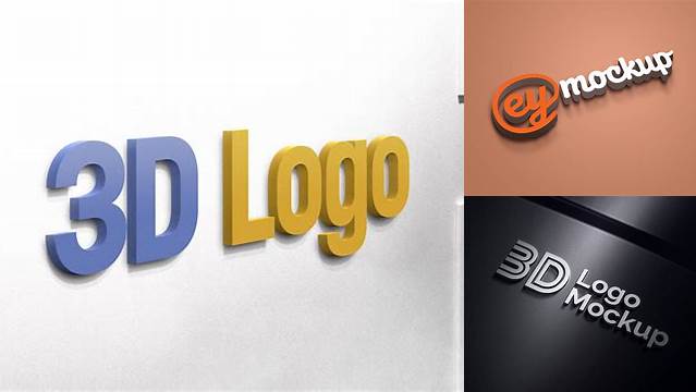 3824+ 3d Logo Mockup Online Free Best for Showcase