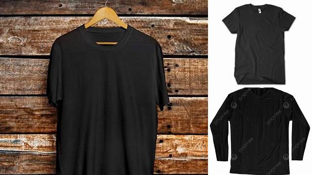 383+ Mockup Baju Polos Hitam PSD Free Download