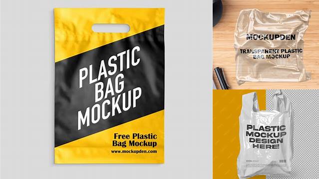 3831+ Plastic Bag Mockup Free PSD