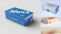 3833+ Shoes Box PSD Mockup Half side View PSD Free Download